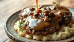 Classic Salisbury Steak With Mushroom Gravy Recipe