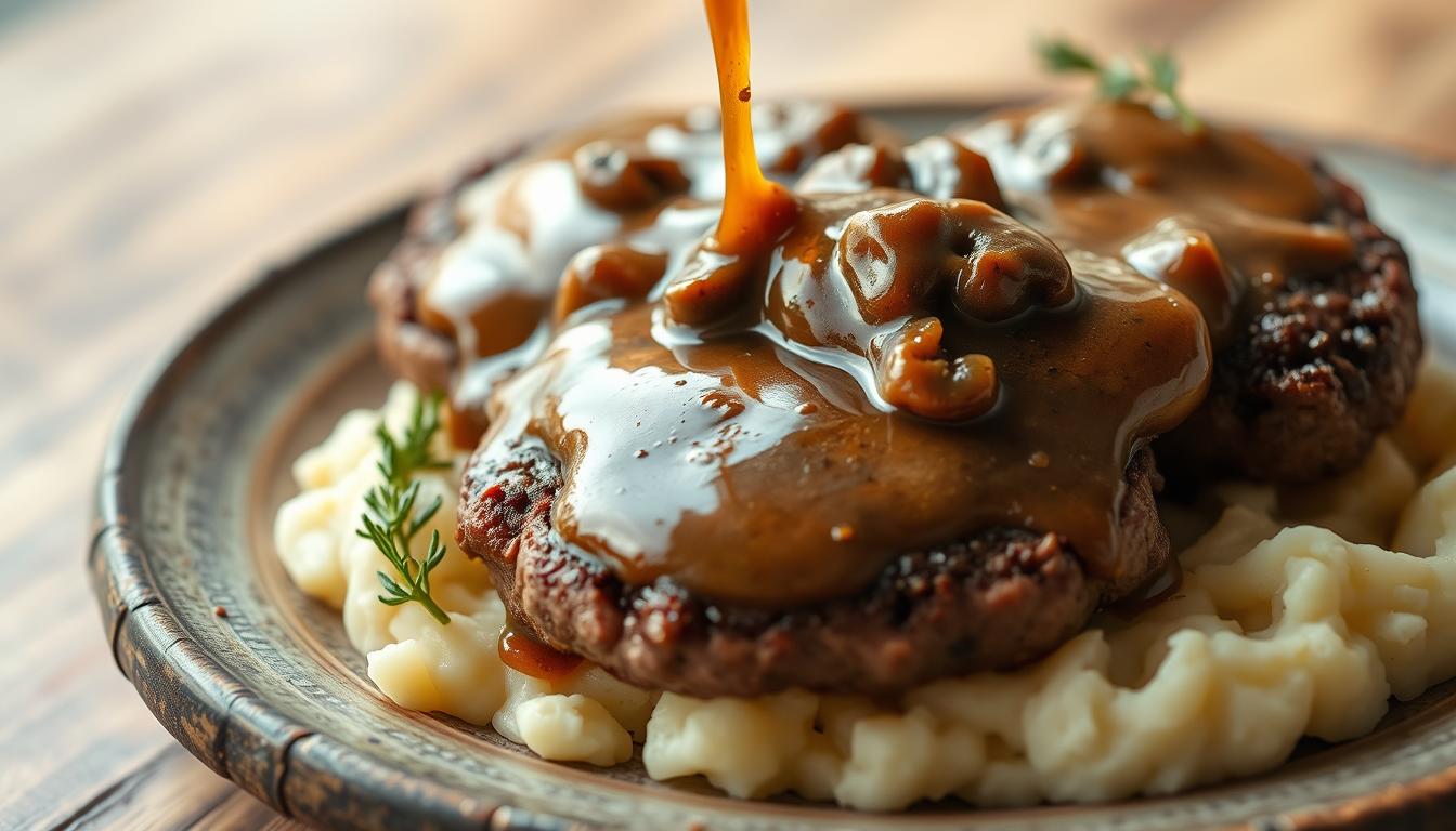 Classic Salisbury Steak With Mushroom Gravy Recipe